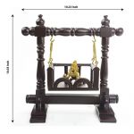 Handcrafted Wooden Jhula for Lord Handcrafted Wooden Jhula for Lord