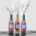 Decorative Wooden Dry Flower Vase Bottle Decorative Wooden Dry Flower Vase Bottle