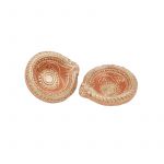 Hand Painted Earthen Terracotta Clay Diyas Hand Painted Earthen Terracotta Clay Diyas